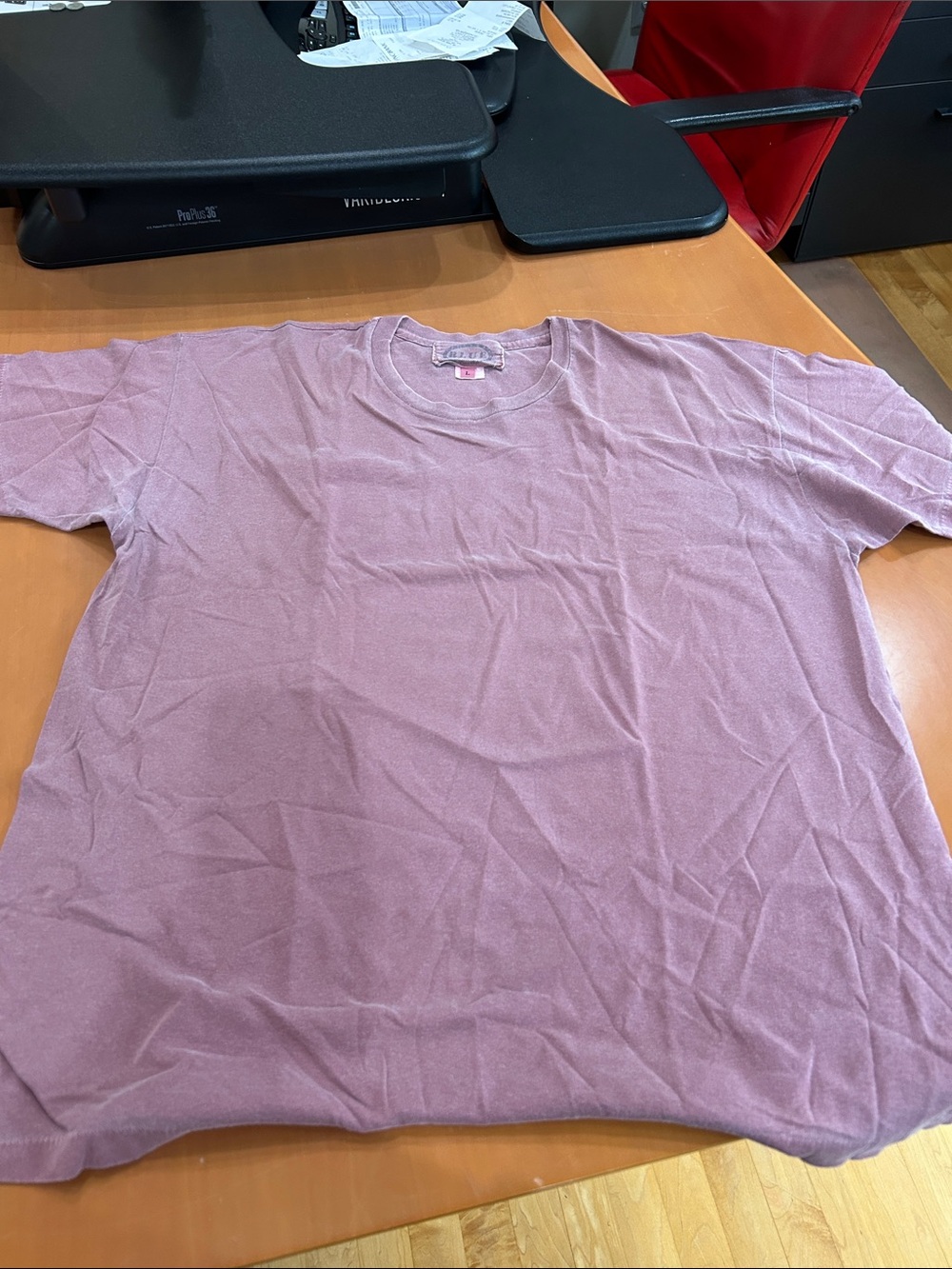 Men's Short Sleeve Crewneck T-Shirt - Mauve